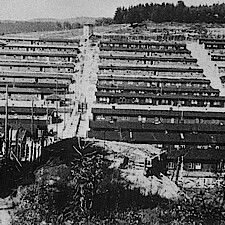 Konzentrationslager Flossenbürg, Verwaltungs- und Häftlingsbereich