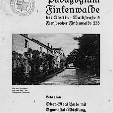 Pädagogium Finkenwalde, ab 1935 <q>Predigerseminar der Bekennenden Kirche der Altpreußischen Union</q>