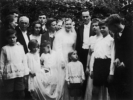 Hochzeit von Eberhard und Renate Bethge, geb. Schleicher, am 15. Mai 1943