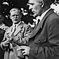 Dietrich Bonhoeffer und Hans Asmussen auf einer Freizeit in Stecklenberg (Provinz Sachsen).