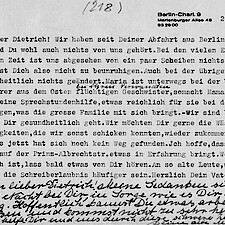 Brief der Eltern vom 28. Februar 1945
